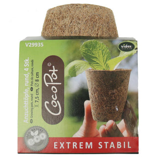Pots de culture en coco 8cm ronds (4)