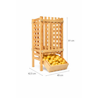 Caisse à pommes de terre en bois 25 kg