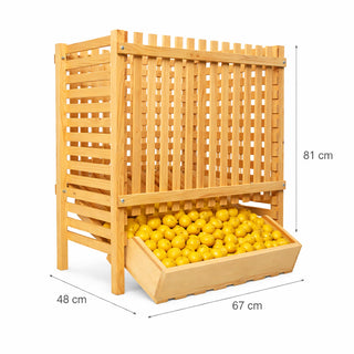 Caisse à pommes de terre en bois 50 kg