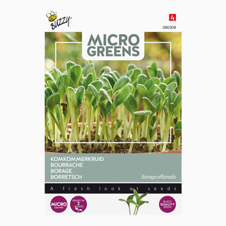 Buzzy Microgreens Borage 080308