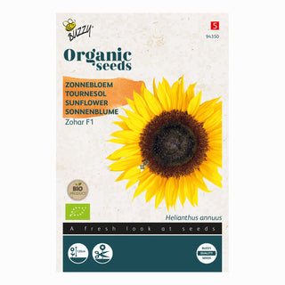 Buzzy Organic Zonnebloem Zohar F1 (Helianthus) 94350