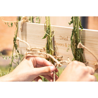 Esschert Design Bloemen- en Kruidendroogrek Touw